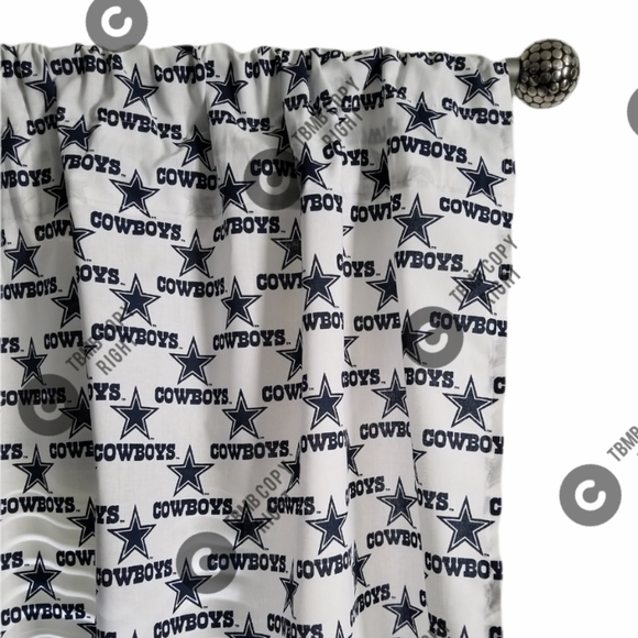NFL Dallas Cowboys Curtain set - Picture 2 of 2